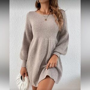 Knit Sweater Dress